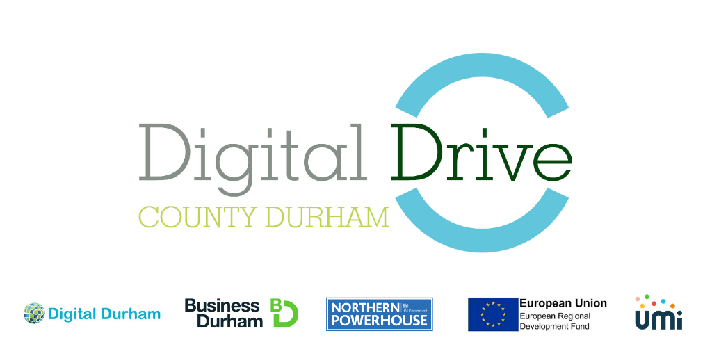 Logo representing Digital Drive County Durham, Funding & Business Support