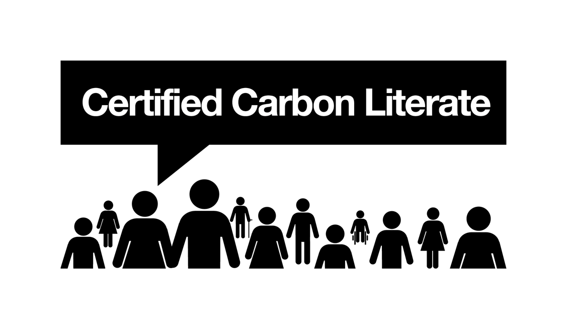 Image to demonstrate that I am certified as Carbon Literate by the Carbon Literacy Trust